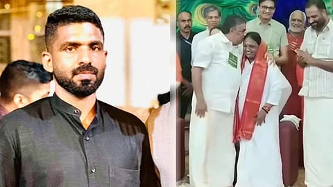 p. jayarajan son against government honours mata amritanandamayi