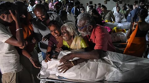 karoor stampede. Vijay reaction