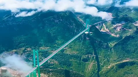 tallest bridge in world china opens