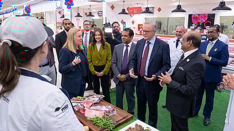 Australian Prime Minister visits Abu Dhabi Lulu Hypermarket