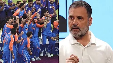 BJP against congress and Rahul Gandhi India Asia cup c\victory