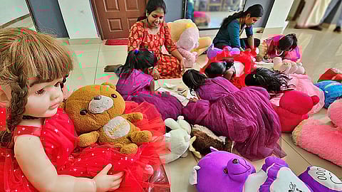 article over orphan babies on girl child day