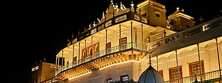 The residence of Bhopal's last ruler, Nawab Hamidullah Khan, which has been converted into a luxury heritage hotel.