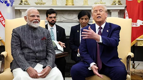 Donald Trump says modi promised him to stop buying oil from Russia 