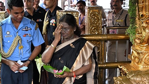 president droupadi murmu sabarimala prayer