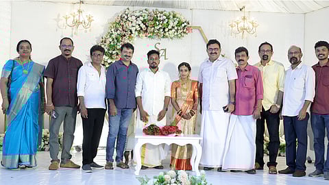 Photographers Association joins hands for Amala and Srinish's wedding