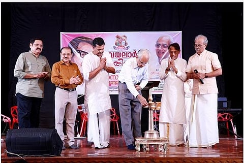 Vayalar Memorial Evening was inaugurated by K. Jayakumar