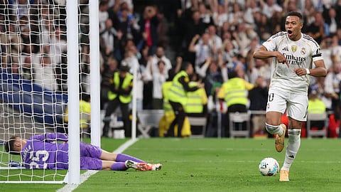 എംബാപ്പെയുടെ ഇരട്ട ഗോൾ; റയൽ മഡ്രിഡിന് 4-0 വിജയം, ലാ ലിഗയിൽ ഏഴ് പോയിന്‍റ് ലീഡ്
