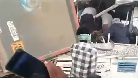 truck-bus collision in Telangana 20 deaths