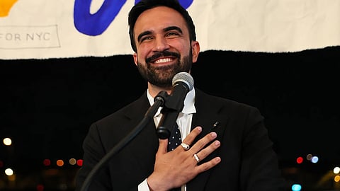 silver rings of new York mayor Mamdani