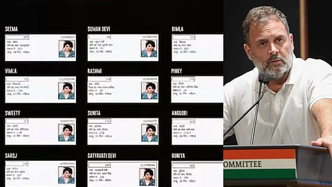 operation vore chori in haryana, rahul gandhi alleges fake vote 