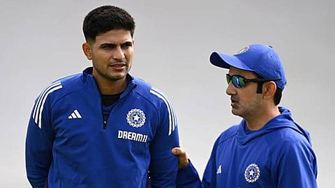 shubman gill gautam gambhir discussion