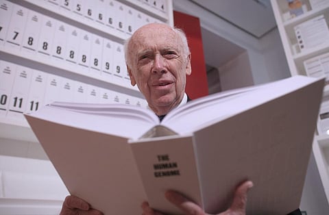 Professor James Watson, Nobel Prize winner and former president of Cold Spring Harbor Laboratory (CSL) in America