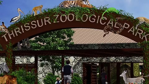 10 deer died in puthur zoological park on stray dog attack