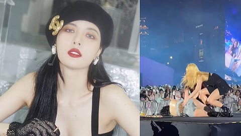 Korean Singer Hyuna Collapses On Stage