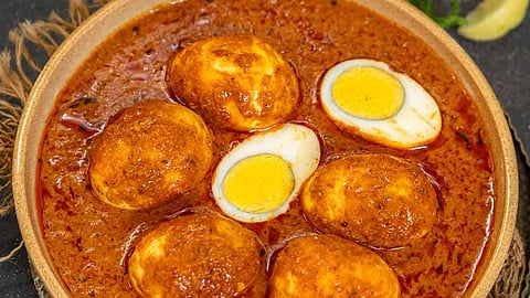 clash over egg curry
