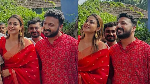 anusree with rahul mamkoottathil