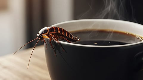 viral cockroach coffee