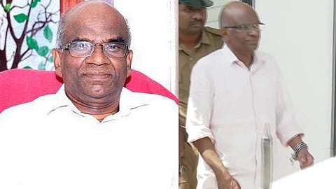 sabarimala gold theft case n vasu brought to court in handcuffs