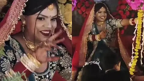 brides marriage procession viral