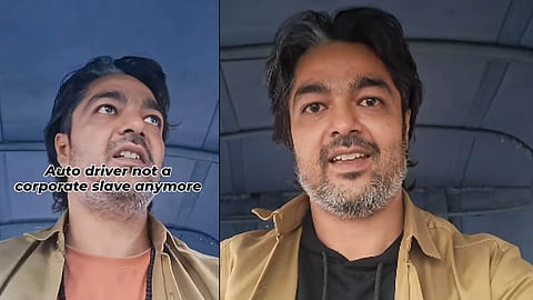 Bengaluru man quits corporate job, becomes auto driver