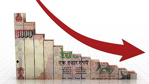 indian rupees low