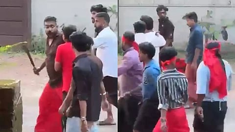 Defeat in local body elections; CPM attack kannur