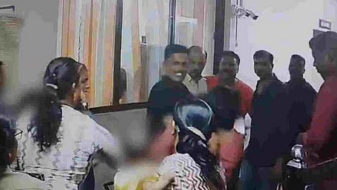 Pregnant woman assaulted; Demand for filing case against suspended CI