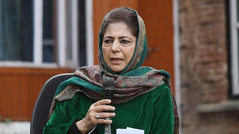 Former Jammu and Kashmir Chief Minister Mehbooba Mufti under house arrest