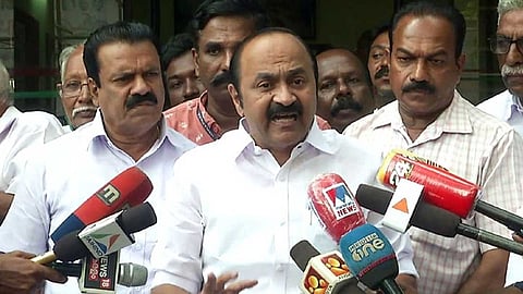 v.d satheesan about sabarimala gold case