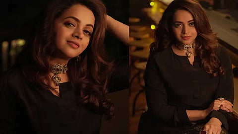 bhavana instagram post, wishes to happy newyear to all