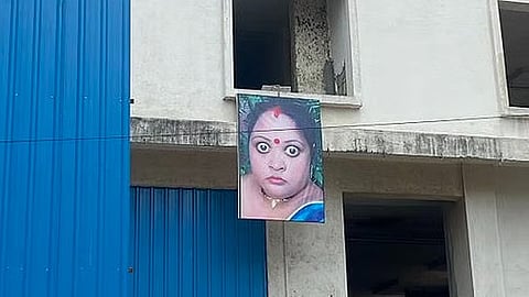 lady picture construction sites in bengaluru