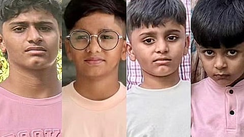 abudabi accident 4 childrens dies