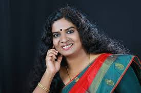 Writer R. Rajashree arrives in Mumbai