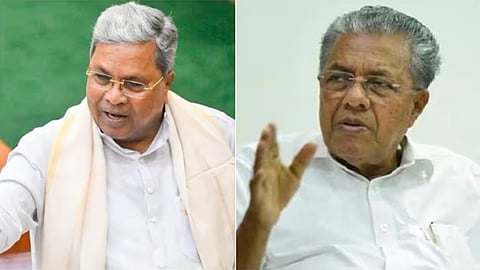 siddaramaiah writes to cm pinarayi vijayan in malayalam language bill