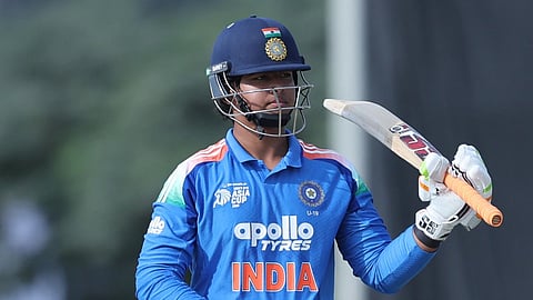 india vs scotland under 19 warm up match vaibhav suryavamshi