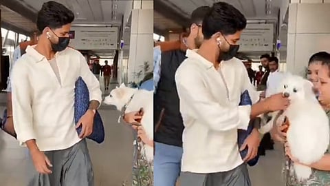 shreyas iyer escaped from dog bite