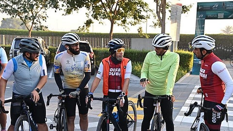 dubai emirgation starts dubai cycling pass