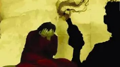 husband attack wife