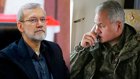 Iranian Security Council Secretary Ali Larijani
Russian National Security Council Secretary Sergei Shoigu

