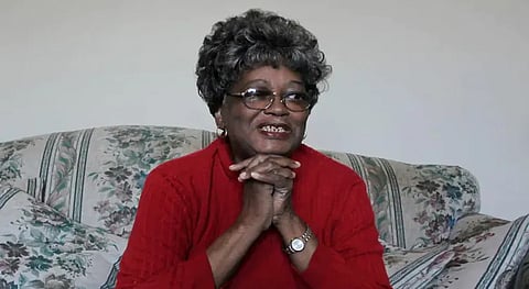 Black civil rights activist Claudette Colvin