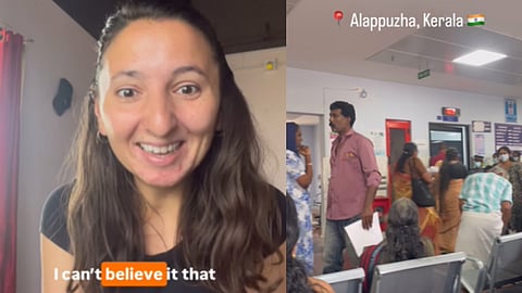 foreign woman praises kerala health care