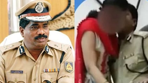 obscene act Karnataka dgp ramachandran rao suspended