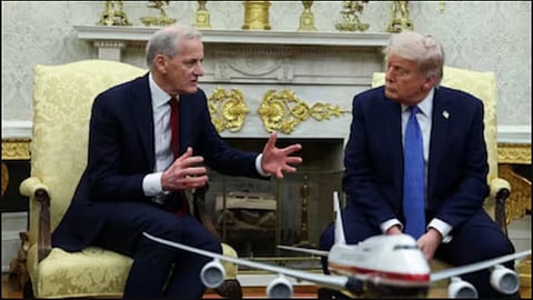  Trump sends message to Norwegian Prime Minister