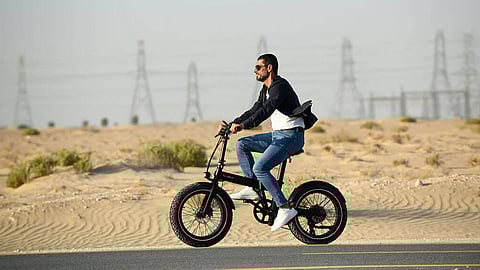 e-bike speed 20 km, abudhabi