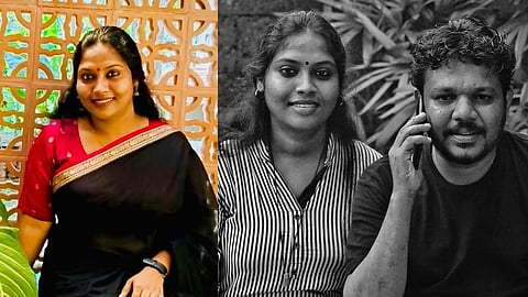 drama artist kv vijesh's wife kabani fb post