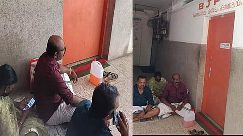 BJP leaders money fraud allegation for solving online business case, suicide threat