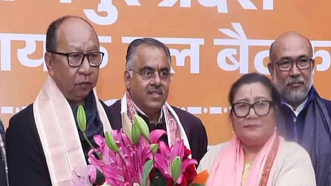 BJP returns to power in Manipur