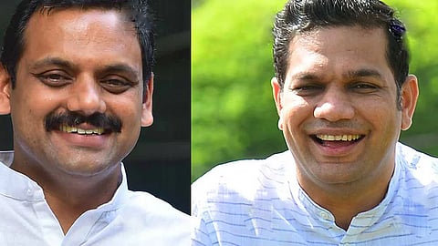 protest in lok sabha 8 opposition mps including hibi and dean suspended