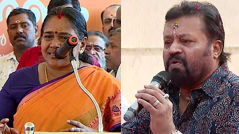 sobha surendran justified suresh gopis controversial remark